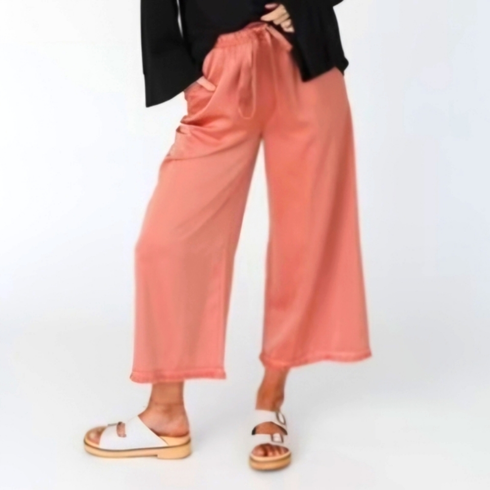 Three Bird Nest Satin Pants